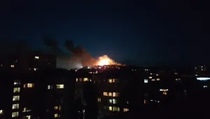 Пожар избухна над ромската махала „Лозенец” в Стара Загора
