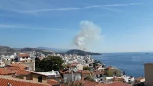 Два големи пожара горят край Кавала
