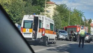 Катастрофа блокира столичния бул. „Драган Цанков“ в района на БНР 