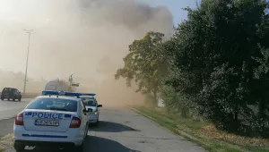 Пожар се разгоря в столичния квартал 