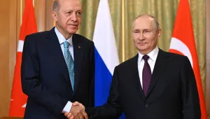 Путин и Ердоган се срещнаха в Казахстан