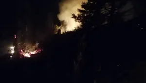 Пожар гори близо до Варна