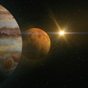 Рядка астрономическа среща: Кога Венера и Юпитер ще блеснат рамо до рамо в звездното небе? (СНИМКИ)