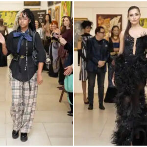 "Вечер на стила - Glam Night" с отливка на дизайнерски ръце върху рокля и още гламурни визии