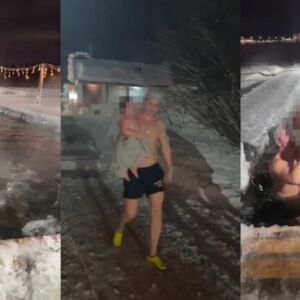 Баща потопи едногодишния си син в ледени води при –30° и предизвика лавина от коментари