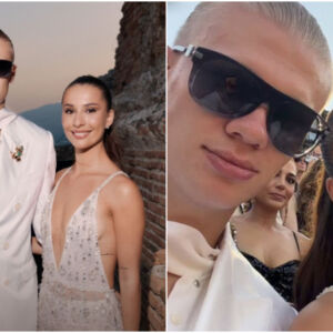 От Мондиала до Dolce &amp; Gabbana: Арлинг Холанд позира с Дженифър Лопес и Микеле Мороне (СНИМКИ)
