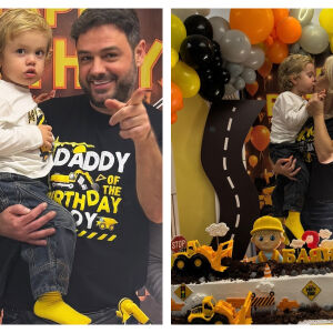 Камелия празнува: Баян на 3 годинки с багери, кранове и 1-метрова торта (СНИМКИ)