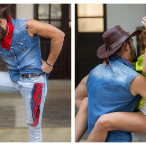 Стана горещо! Крис в ролята на стриптийзьор – но който избра само една дама (ВИДЕО)