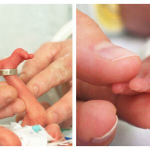 Бебе, родено 4 месеца по-рано и с 10% шанс за живот, се прибира у дома за празниците