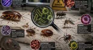 Заболявания и инфекции, които пренасят различните вредители 