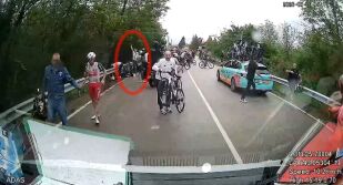 bTV с ексклузивни кадри от тежкия инцидент по време на Giro d'Italia