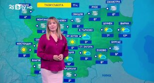 Снимка Времето - Обедна емисия - 15.11.2025	