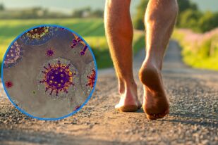 Как 5 минути ходене бос променят имунната система