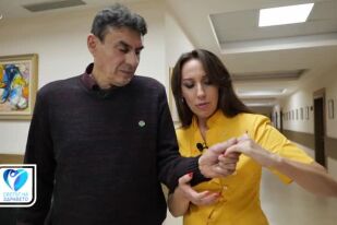 Георги Аврамов, който е с трансплантиран палец на ръката