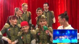 За сцената на първия полуфинал с Lions Crew