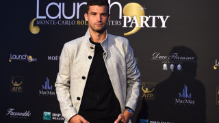 Григор Димитров блести със стил на парти в Монте Карло (ГАЛЕРИЯ)