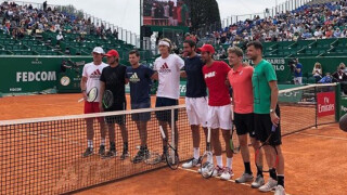 Гришо поигра благотворително с Джокович (ВИДЕО)