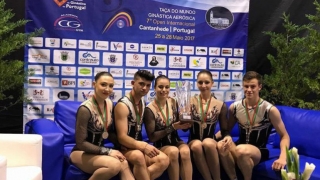 Националите по спортна аеробика завоюваха злато на Световна купа 