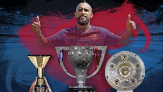 Артуро Видал - осем поредни титли в три топ първенства 