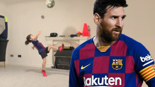 Малък фен впечатли Меси с умения (ВИДЕО)