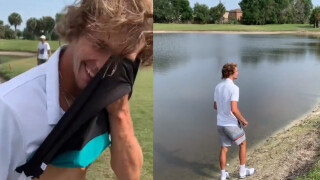 Саша Зверев явно трябва да се придържа към тениса (ВИДЕО)