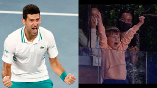 Емоция по кръв: Стефан Джокович имитира татко Ноле (ВИДЕО)