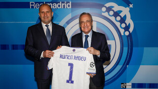 Флорентино Перес приветства президента Радев на 