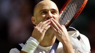 Агаси печели там, където 