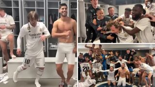 Самба, песни и танци: Бензема разтресе и съблекалнята на Камп Ноу