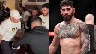 Поиска ММА боец да го удари, не завърши добре (ВИДЕО)