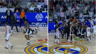 Чутовен скандал: Брутален бой помрачи мач от Евролигата (ВИДЕО) 
