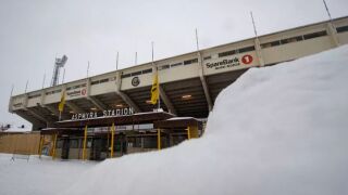 Екстремни условия посрещнаха Лацио в Норвегия (ВИДЕО)