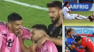 Челюсти 3: Суарес опита да ухапе... съотборник (ВИДЕО)