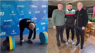 Стоичков показа на Насар как се вдигат тежести (ВИДЕО)
