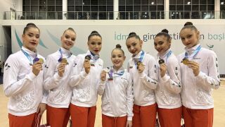 Ансамбълът златен на Световната купа в Баку