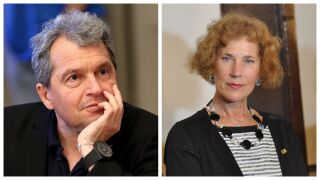 Снимка: Тошко Йорданов и Елена Поптодорова - гости в "Лице в лице"