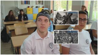 Снимка: Ученици вдъхнаха живот на Априлското въстание с изкуствен интелект