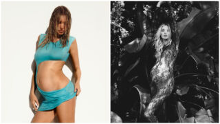 Модел на Victoria's Secret разкри, че е бременна за втори път с гола фотосесия (СНИМКИ)