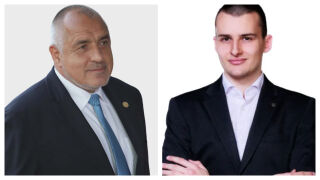 Снимка: Бойко Борисов и Дейвид Караиванов - гости в "Лице в лице"