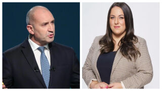 Снимка: Румен Радев и Владислава Тричкова - гости в "Лице в лице"