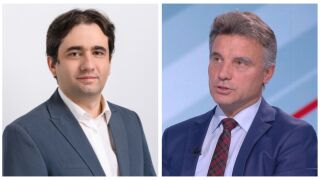 Снимка: Божидар Божанов и проф. Иво Христов са гости в "Лице в лице"