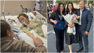 Лъч надежда след кошмара: Млада булка получи тежък инсулт по време на медения си месец! (СНИМКИ)