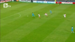Вижте третия гол на Зенит (Ст. Петербург) срещу Стандард Лиеж 3:0 (ВИДЕО)