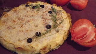 Солена торта с картофи и сирене