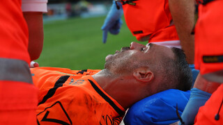 Роналдо счупил носа на вратаря на 