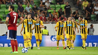 След победа в Унгария - АЕК е близо до групите на Шампионската лига (ВИДЕО)