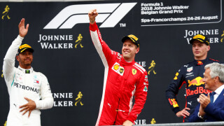 Фетел върна интригата с победа в Белгия