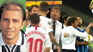 Банега вбеси Конте с подмятане за косата му (ВИДЕО)