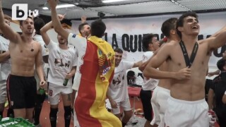 Бурната радост след рекордния триумф (ВИДЕО)