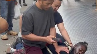 ММА боец извърши зрелищен арест на улицата